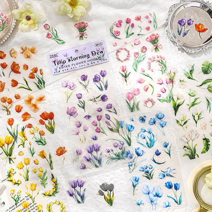 Yashi flower house Sticker