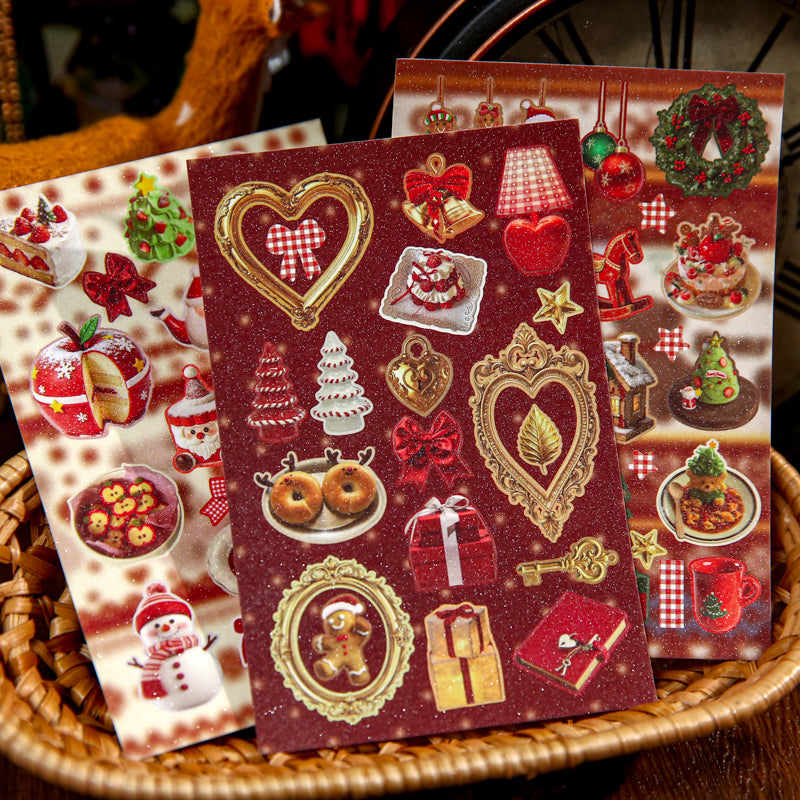 Holiday Limited Edition Series Sticker Book featuring book designs for journaling, scrapbooking and collage