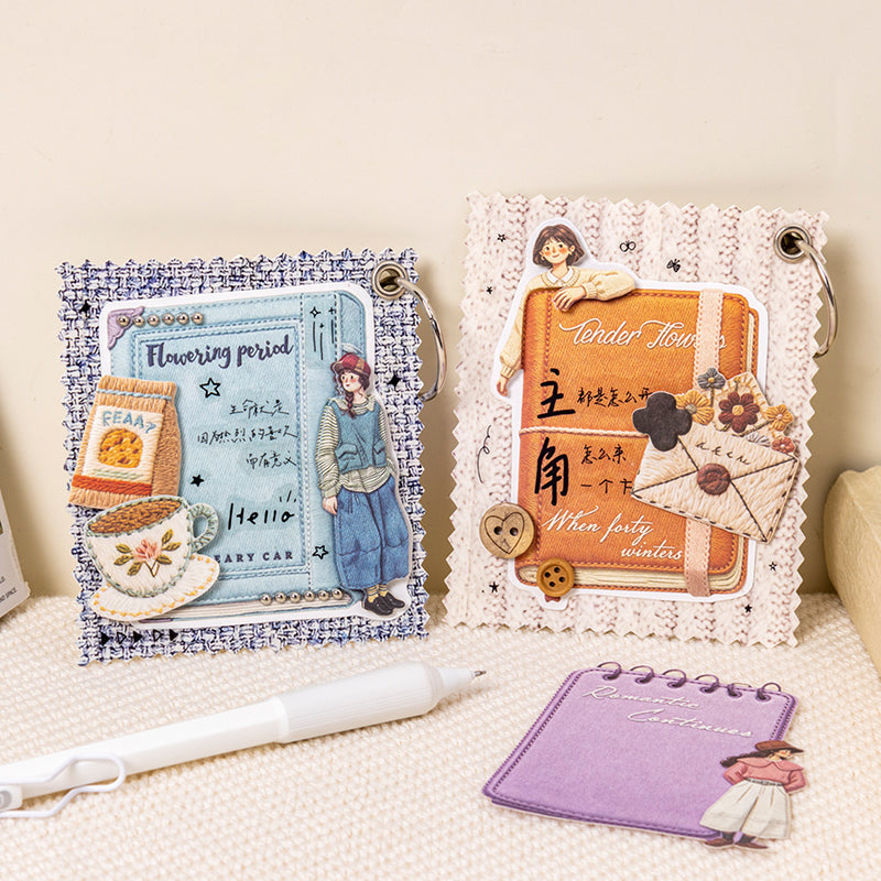 Dream Weaving Between Books Series Sticker featuring dream, and book designs for journaling, scrapbooking and collage