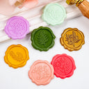 Leaves of Rose Wax Seal Sticker
