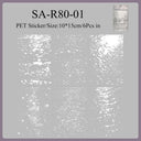 Water Moon Flower Mirror Series Sticker