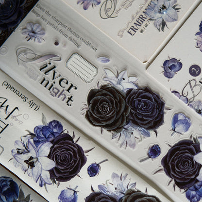 6cm*150cm Lily Serenade Die Cutting Washi/PET Tape