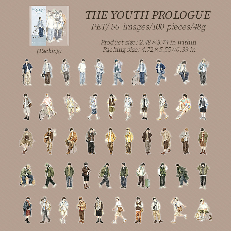 Youth Prologue Series Sticker for journaling, scrapbooking and collage