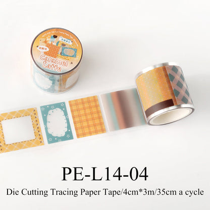 Wave Dots Series Die Cutting Tracing Paper Tape
