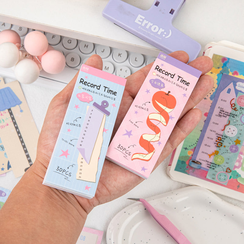 Daily Notes Series Sticker Book featuring book designs for journaling, scrapbooking and collage