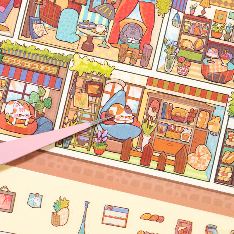 Secret Realm Series 3D Sticker featuring secret designs for journaling, scrapbooking and collage