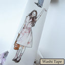 4.5cm*333cm Set Off On Journey Die Cutting Washi/PET/Fog PET Tape