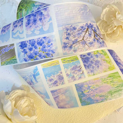 10cm*153cm Jacaranda appointment Washi Tape for journaling, scrapbooking and collage