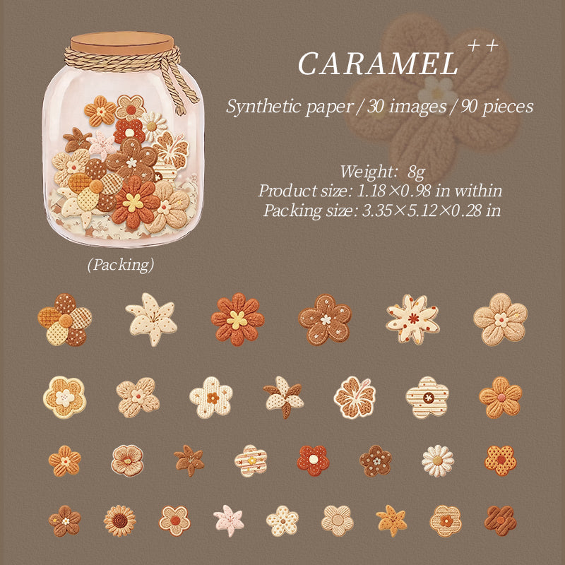 Autocollant de la série Jardin des Vœux