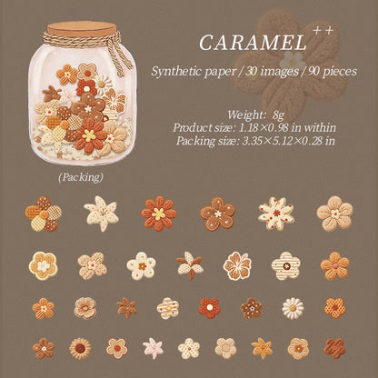 Autocollant de la série Jardin des Vœux