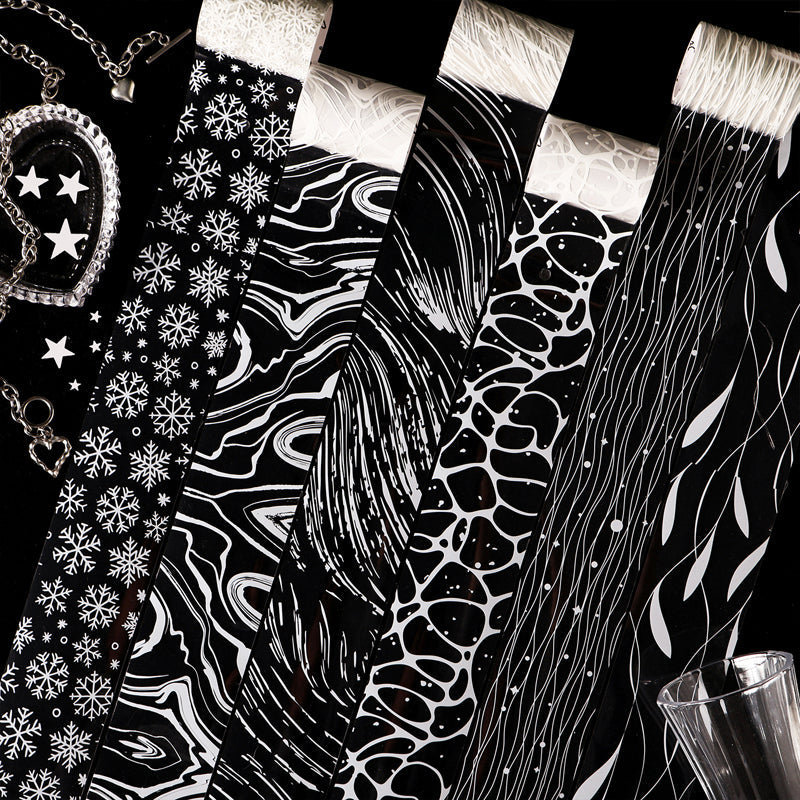 Cloud wisps Series PET Tape featuring cloud designs for journaling, scrapbooking and collage