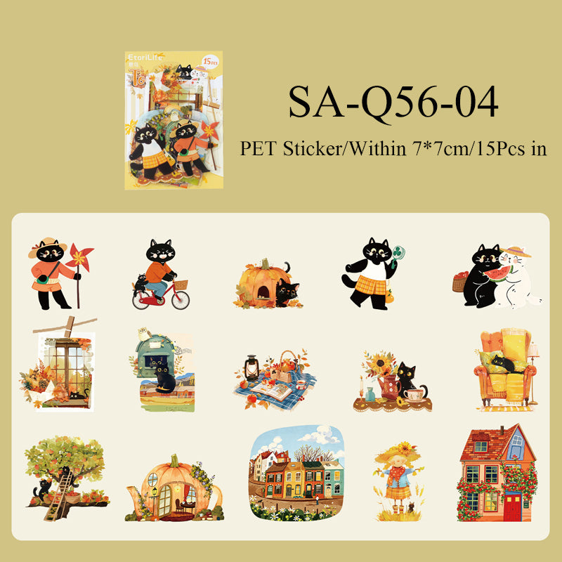 Cats Walking Series Sticker