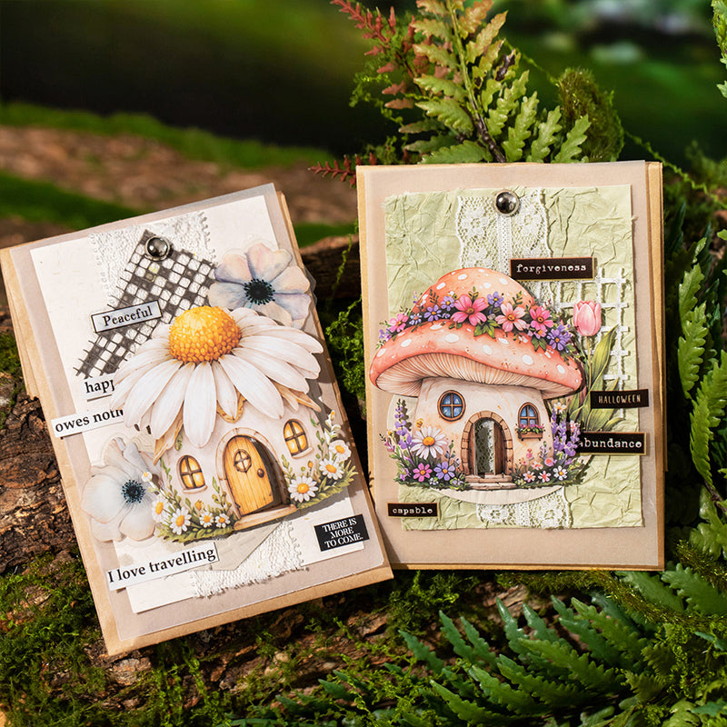 Sweet Dream Fairy Tale House Series Sticker featuring sweet, dream, and fairy designs for journaling, scrapbooking and collage