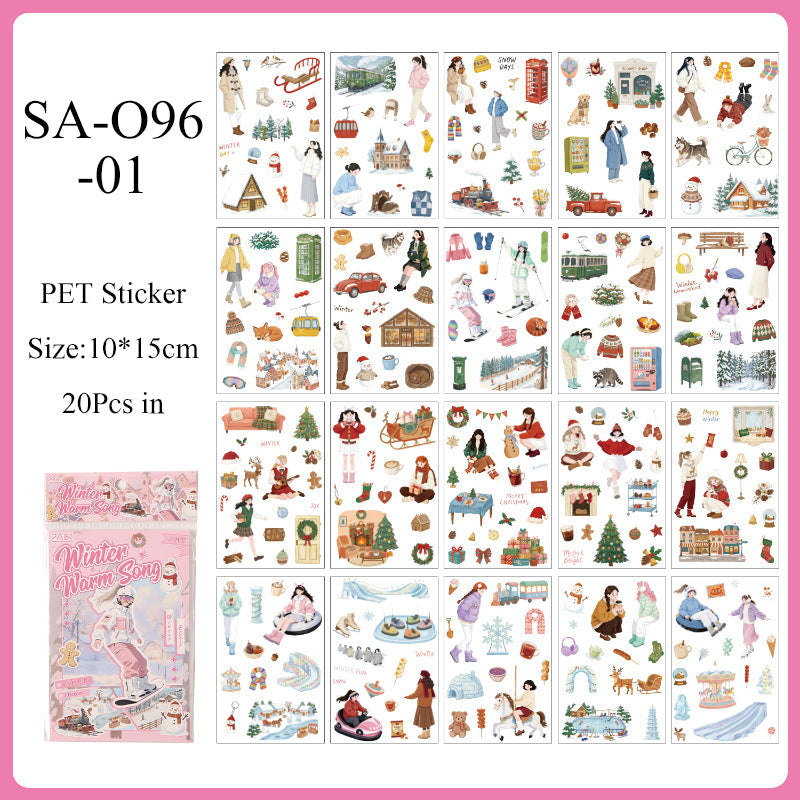 Seasonal Wandering Series Sticker Book