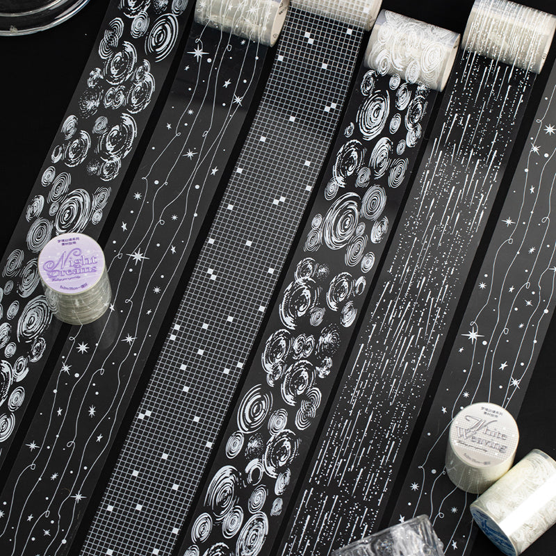 Edge of Dreams Series PET Tape featuring dream designs for journaling, scrapbooking and collage