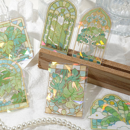 Window Shadow Palette Series Sticker featuring shadow, and wind designs for journaling, scrapbooking and collage
