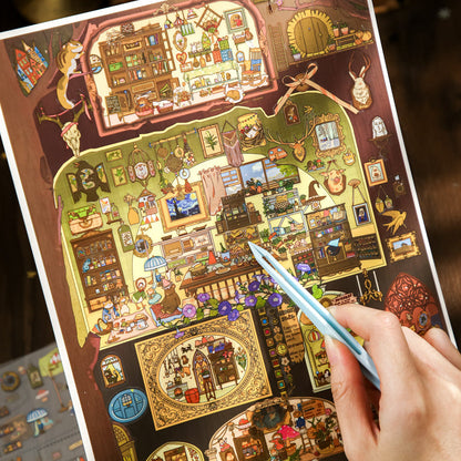 Weird Accessories Shop Series 3D Sticker featuring shop designs for journaling, scrapbooking and collage