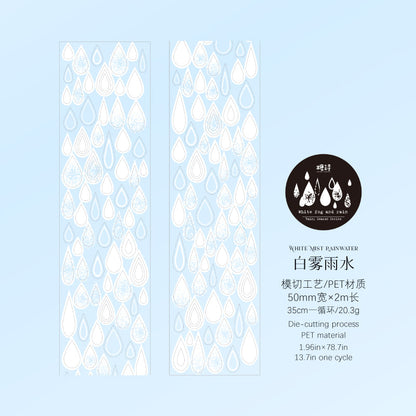 Rainy Season Series Die Cutting PET Tape