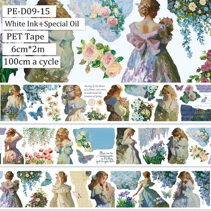 Unfinished Story PET Tape for journaling, scrapbooking and collage