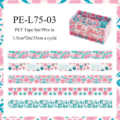 Chilin Flower Blooming Series PET Tape Set