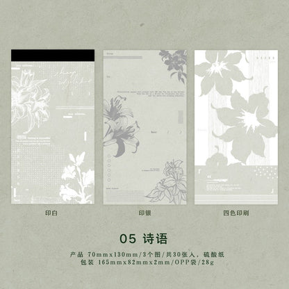 Unfolding Time Material Paper