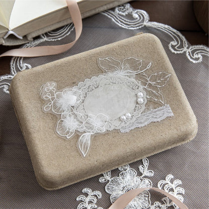 Moonlit White Garden Flower Sticker Pack