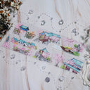 Whole Roll 6.5cm*5m Spring Lush PET Tape