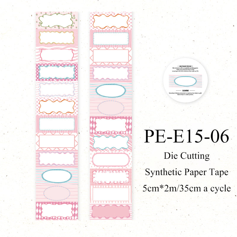 Notes from Salt Island Die Cutting Synthetic Paper Tape