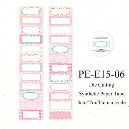 Notes from Salt Island Die Cutting Synthetic Paper Tape