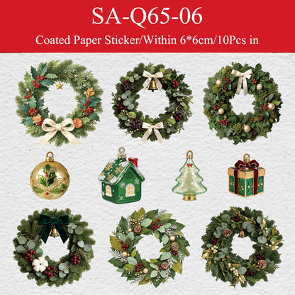 Christmas Wreath Collection Series Sticker