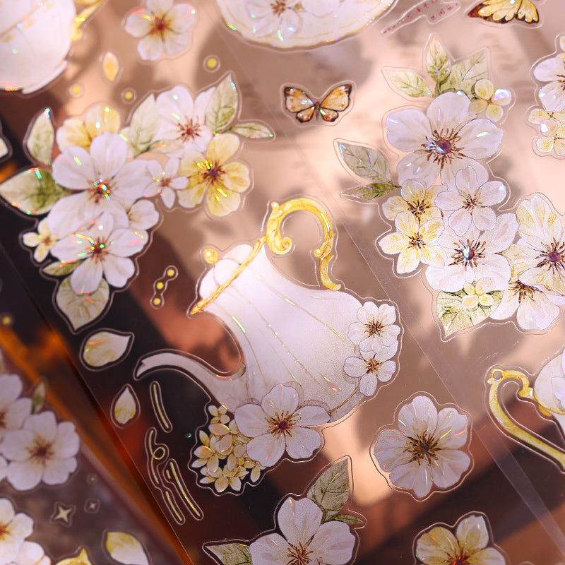 The flower in the cup Die-Cutting Washi Tape - Sample 150cm