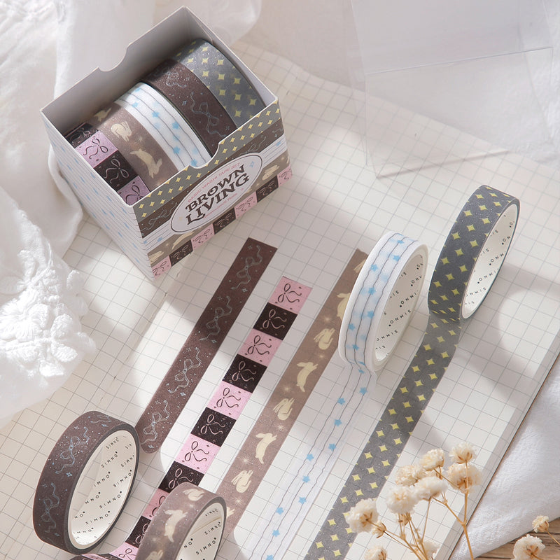 Sugar Frost Fantasy Series Washi Tape Set featuring fantasy designs for journaling, scrapbooking and collage