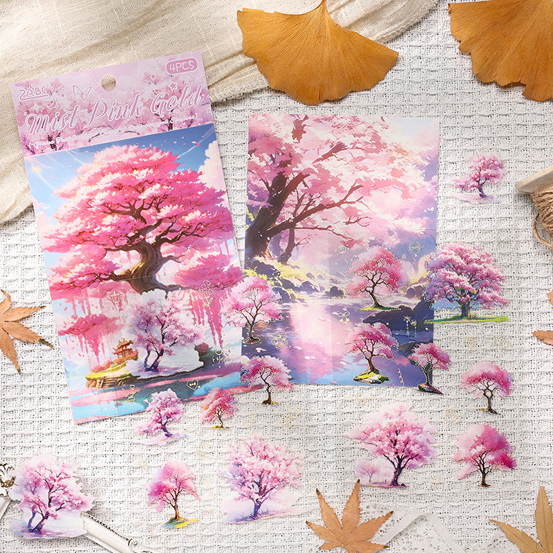 The Golden Tree Shadow Sticker
