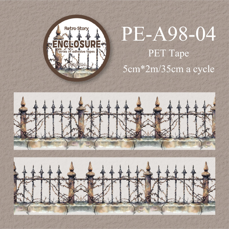 Retro fence series PET Tape