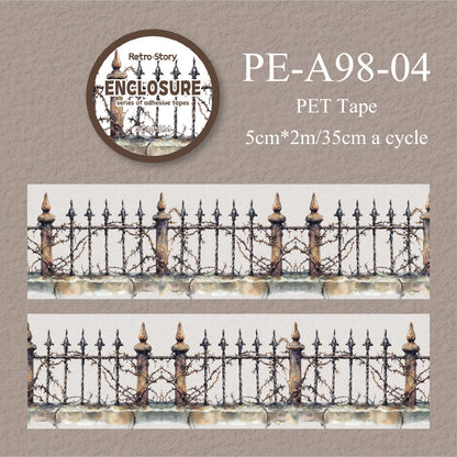 Retro fence series PET Tape