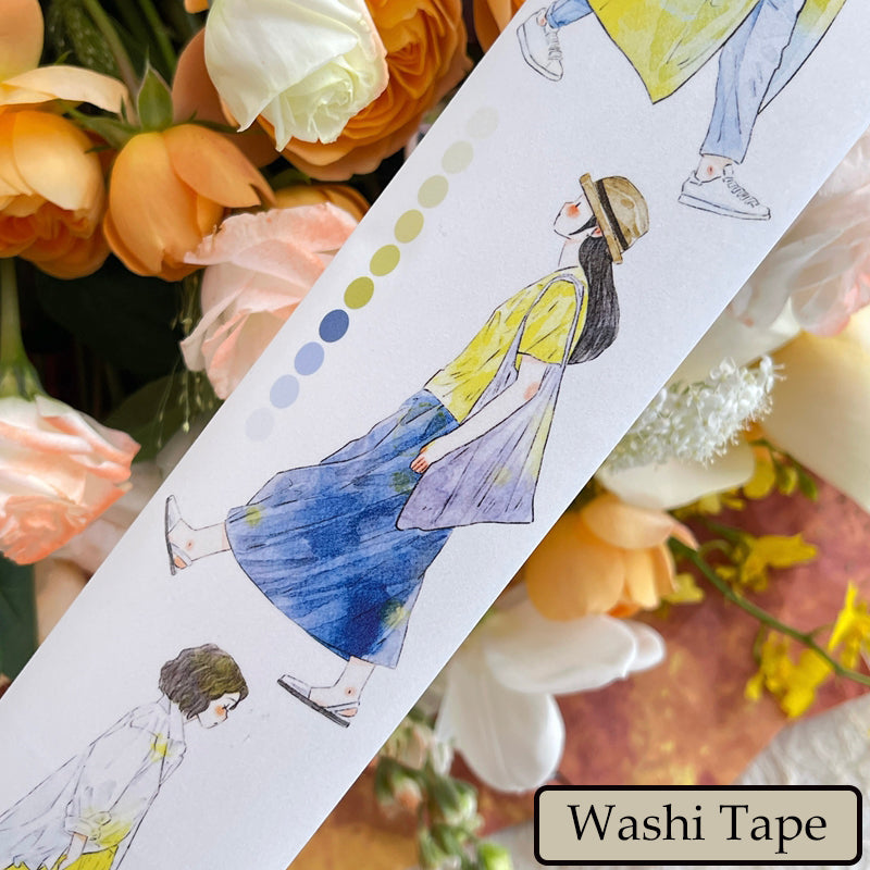 Whole Roll 6cm*10m Congcong Die Cutting Washi/PET/Fog PET Tape