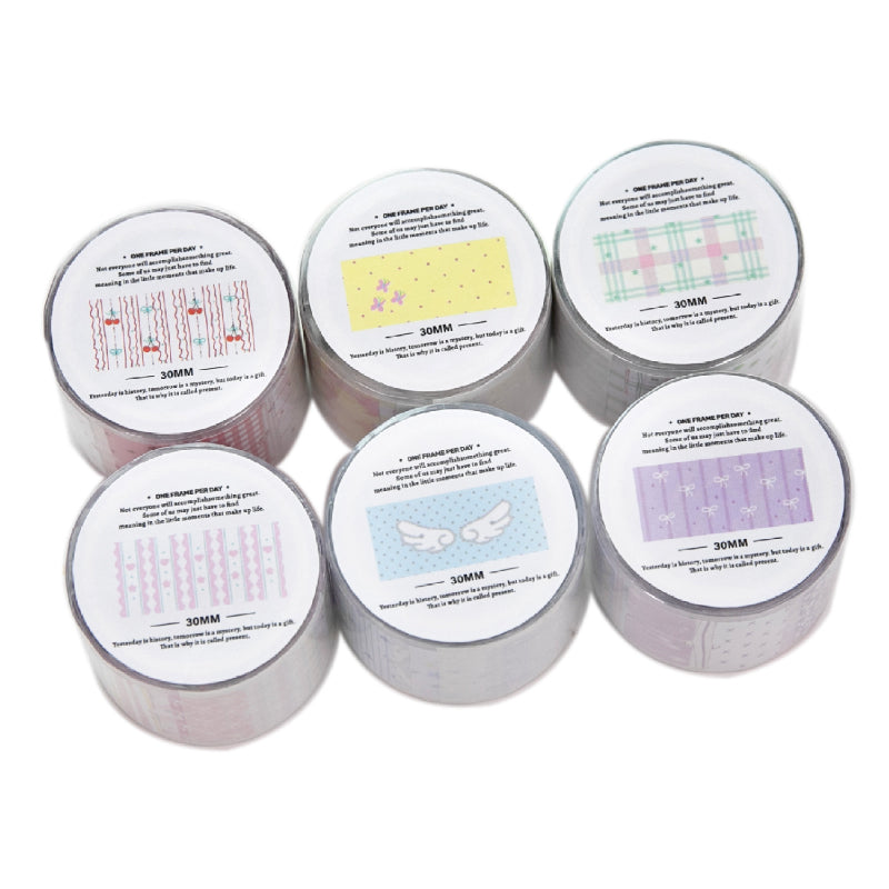 Healing Heart Series Die Cutting Writing Paper Tape for journaling, scrapbooking and collage