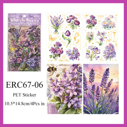Flower language heart Sticker
