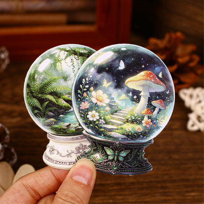 Phantom Crystal Wonders Series Sticker featuring crystal designs for journaling, scrapbooking and collage