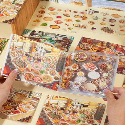 Local Attractions Series 3D Sticker Book featuring book designs for journaling, scrapbooking and collage