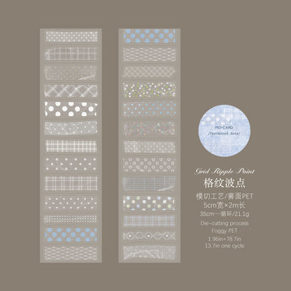 Hand Tear Catalog Series Die Cutting Fog PET Tape