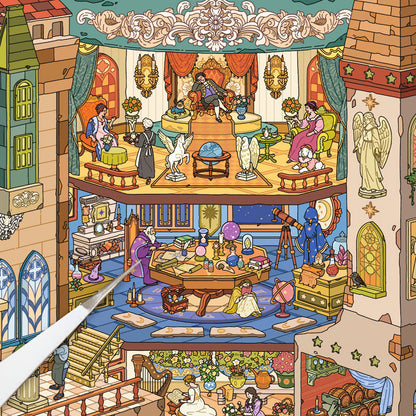 Secret Realm Series 3D Sticker featuring secret designs for journaling, scrapbooking and collage