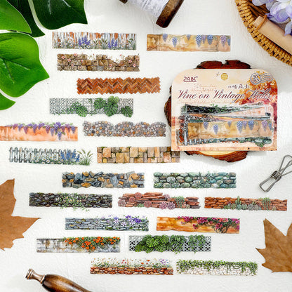 Flower Wall Sermon Series Sticker featuring flower designs for journaling, scrapbooking and collage