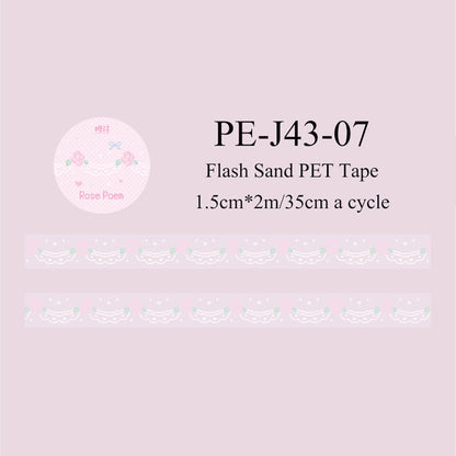 Pixel Garden Series Flash Sand PET Tape