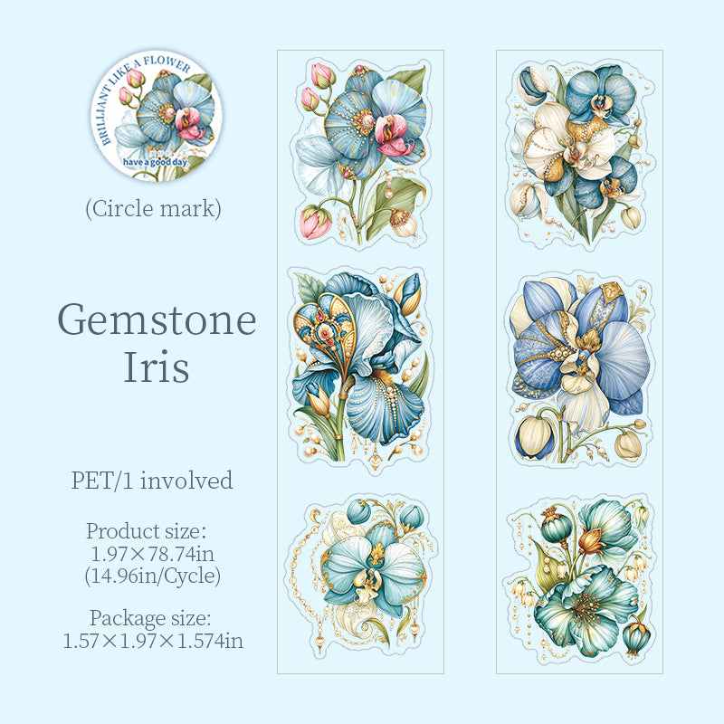 Flower Radiant Series Die Cutting PET Tape