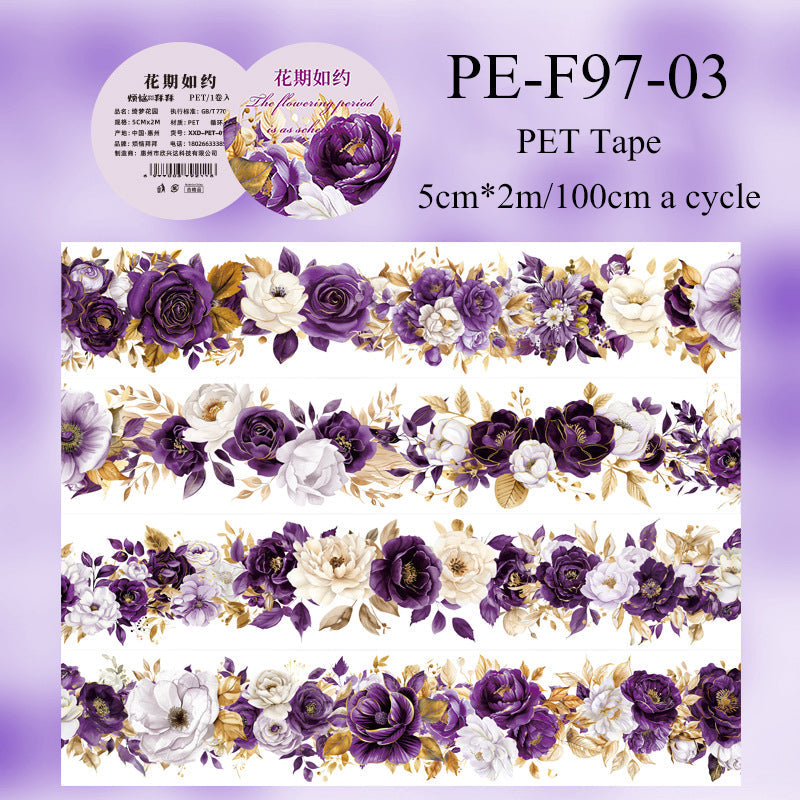 Flowering Season Series PET Tape