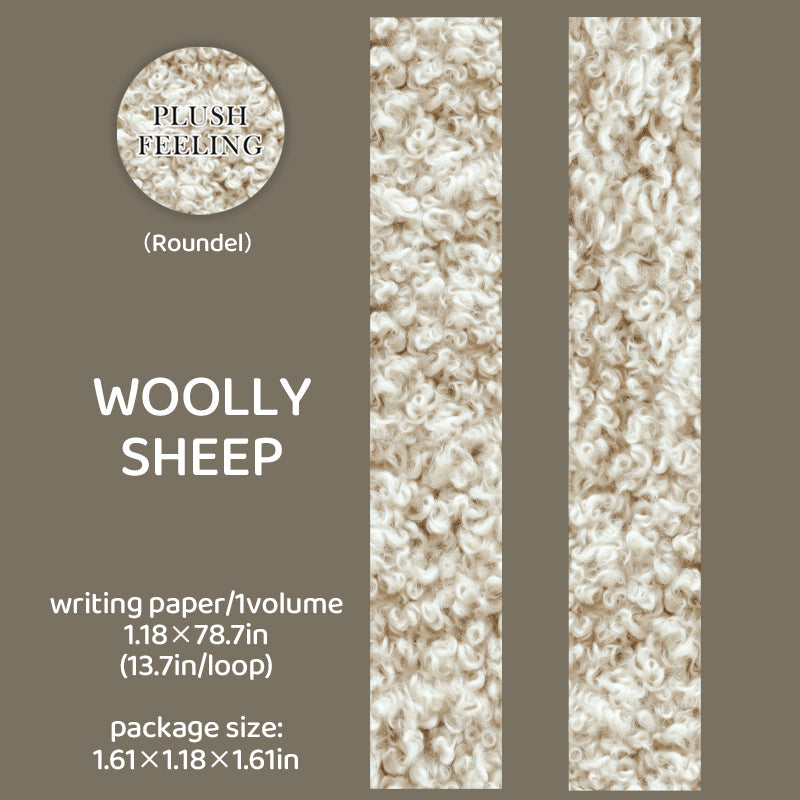 Plush Feeling Series Writing Paper Tape