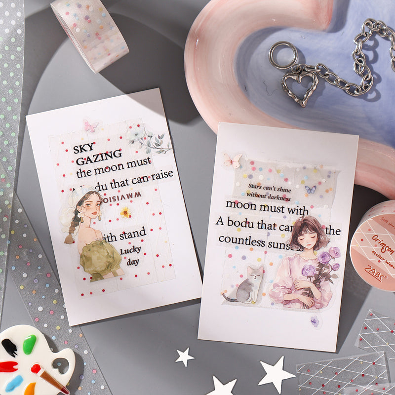 Star Fragment Series Flash Sand PET Tape