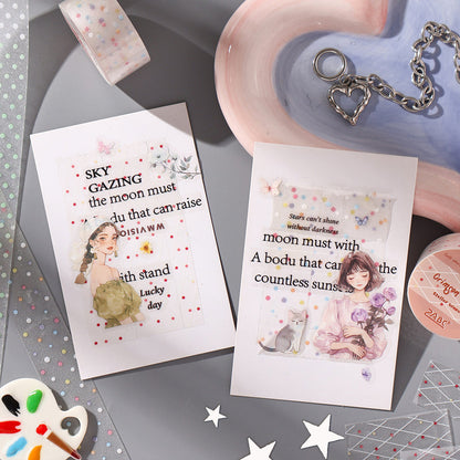 Star Fragment Series Flash Sand PET Tape
