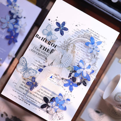 5.5cm*100cm Living Condition Die Cutting Washi/PET Tape for journaling, scrapbooking and collage